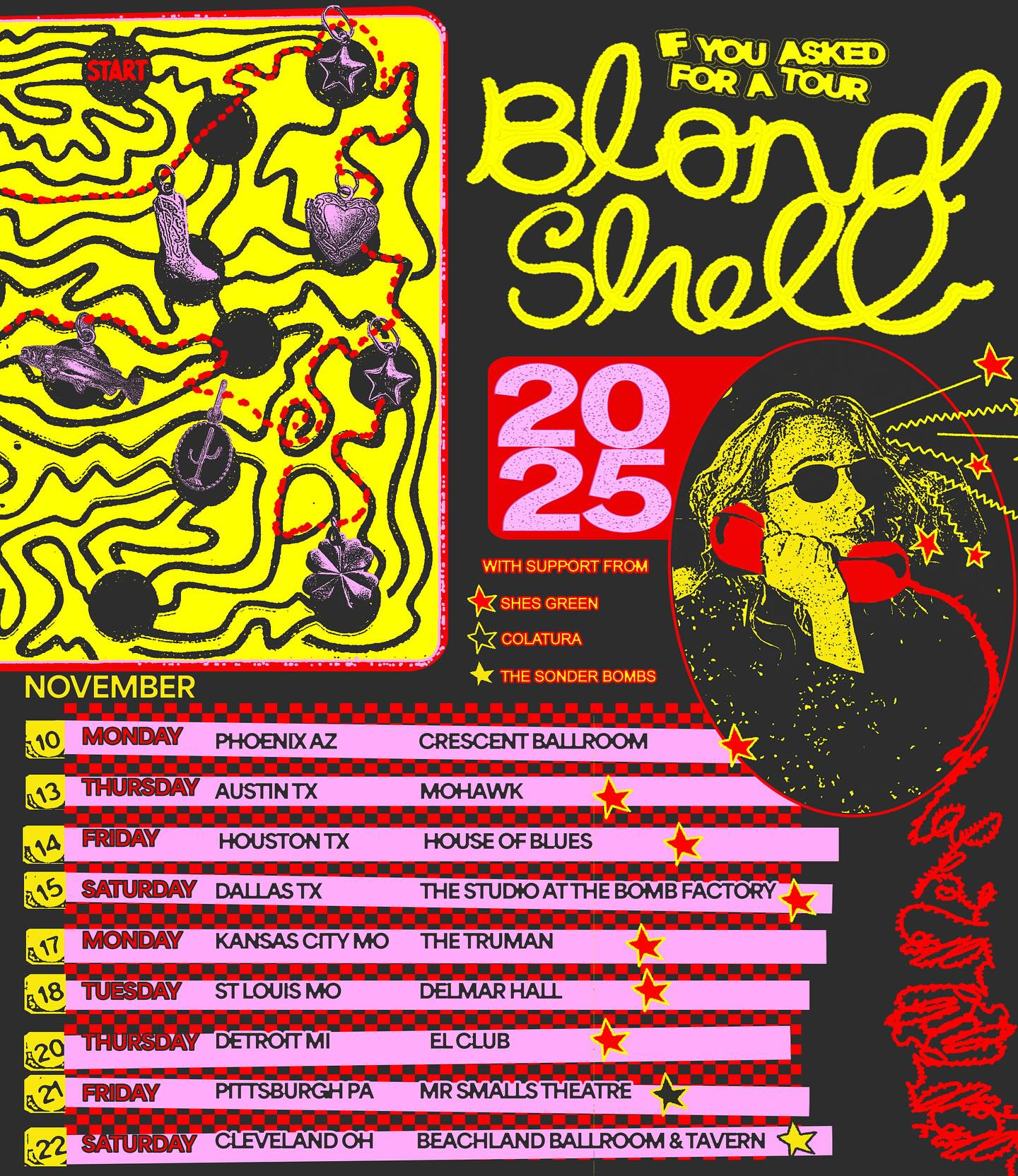 she’s green Tour Poster 2025